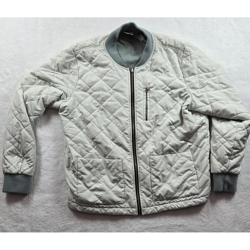 Abercrombie & Fitch Quilted Bomber Jacket Mint Color Y2K Lightweight‎ Read Desc